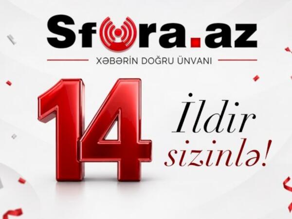 Sfera.az-ın 14 yaşı tamam olur