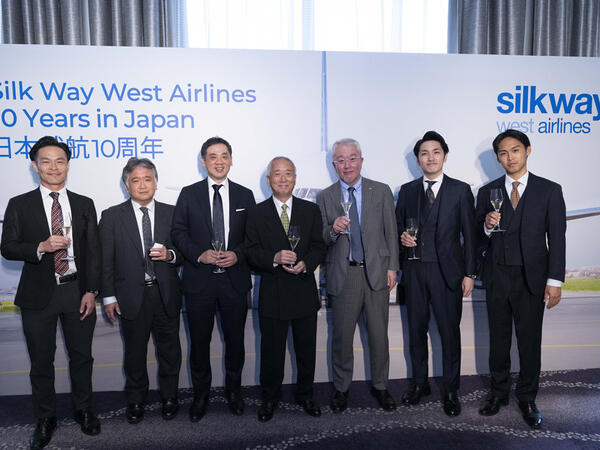 Silk Way West Airlines Yaponiyaya uçuşlarının 10 illiyini qeyd edir