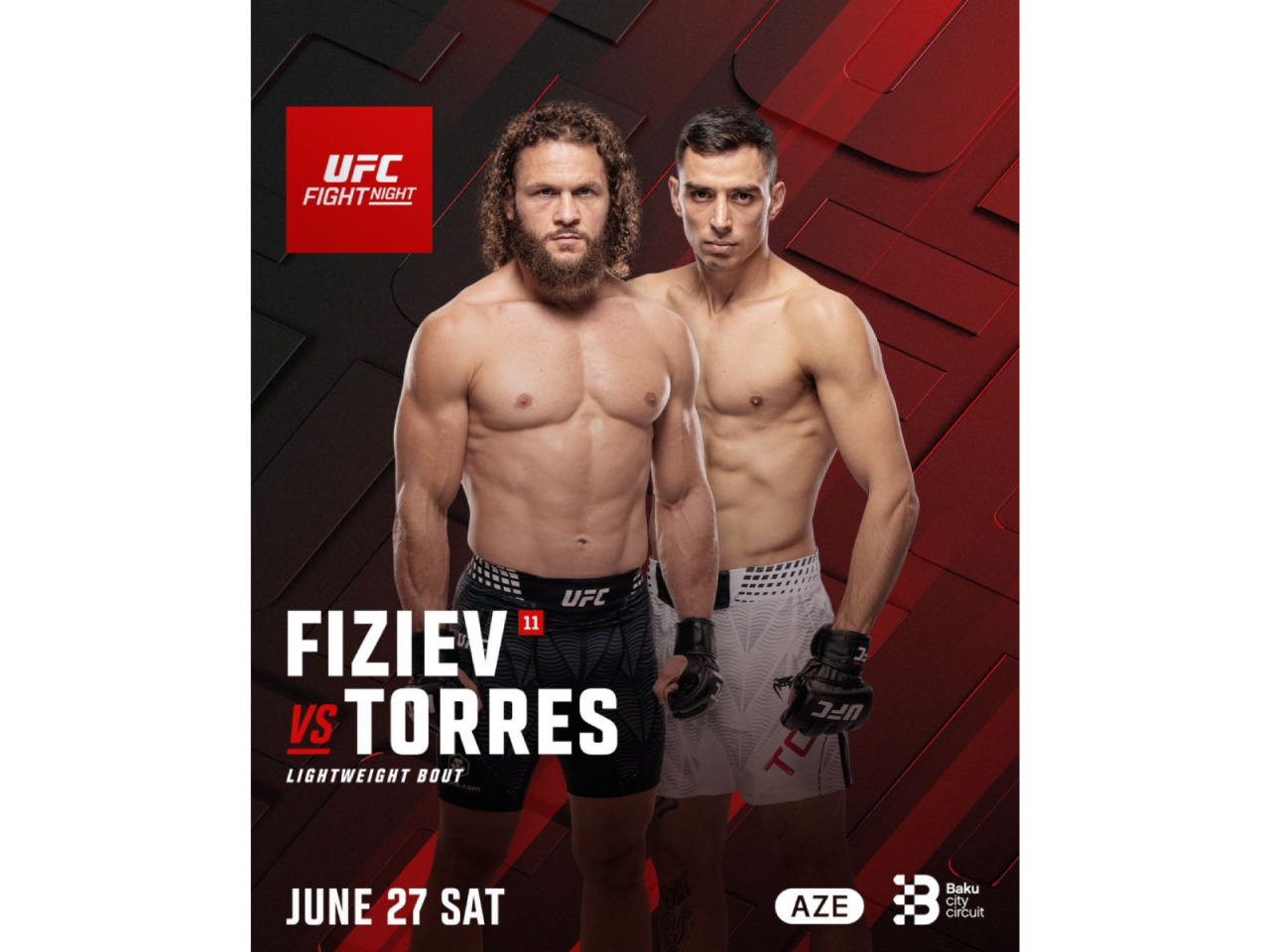 UFC yenidən Bakı səhnəsində: Rafael Fiziyevin rəqibi