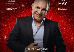 Ədalət Şükürov “Bir Yaz Axşamı” yubiley konserti ilə səhnəyə çıxacaq