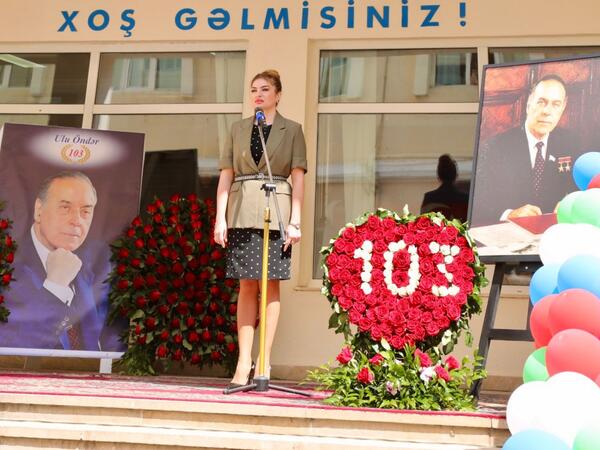 Heydər Əliyev adına Liseydə “Zamana sığmayan ömür” adlı tədbir keçirilib - <span class="color_red">FOTO</span>