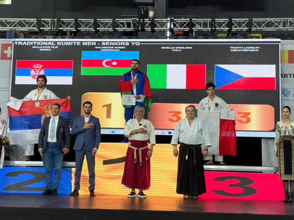 Azərbaycan karateçisi Avropa çempionu olub - <span class="color_red">FOTO</span>