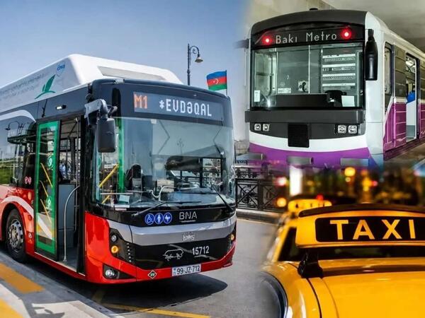 Metro, avtobus və taksi sistemində dəyişiklik - RƏSMİ