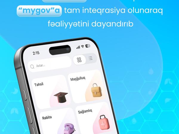 “e-Tabib” mobil tətbiqi “mygov”a tam inteqrasiya olunaraq fəaliyyətini dayandırıb