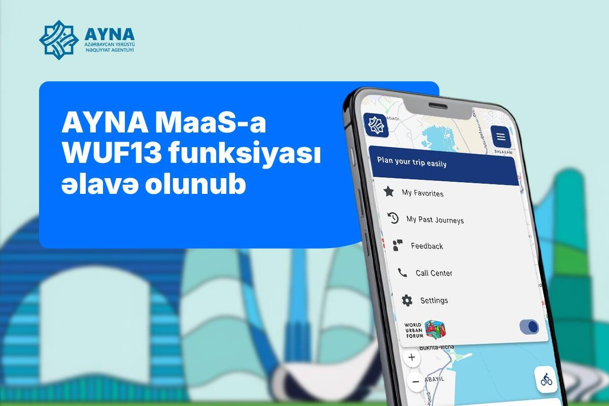 “AYNA MaaS”a “WUF13” funksiyası əlavə olunub