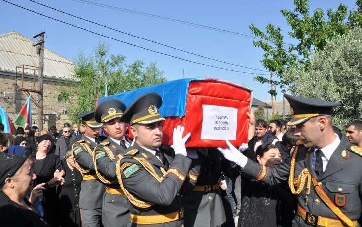 İtkin şəhidimizlə vida mərasimi keçirildi