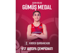 Güləşçimiz Avropa çempionatında gümüş medal qazanıb