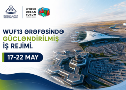 Hava limanı WUF13 dövründə gücləndirilmiş rejimdə işləyəcək