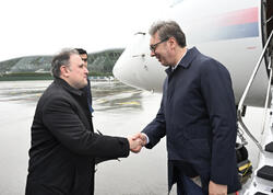 Serbiya Prezidenti Azərbaycana səfərə gəlib - <span class="color_red">FOTO</span>