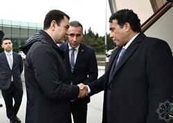 Liviyanın Prezident Şurasının Sədri Azərbaycana səfərə gəlib - FOTO