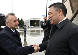 Sadır Japarov Azərbaycana səfərə gəlib