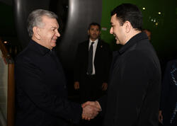 Şavkat Mirziyoyev Azərbaycana səfərə gəlib - <span class="color_red">FOTO</span>