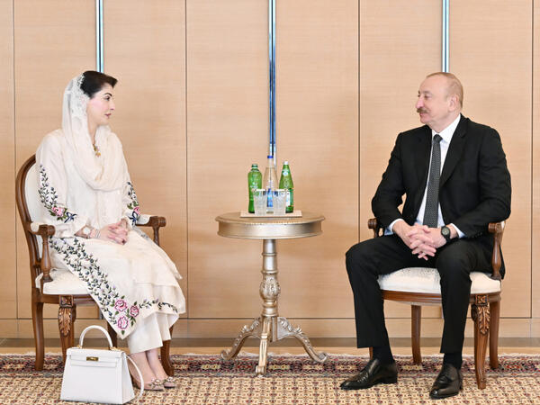 İlham Əliyev Pakistanın Pəncab əyalətinin Baş nazirini qəbul edib - FOTO