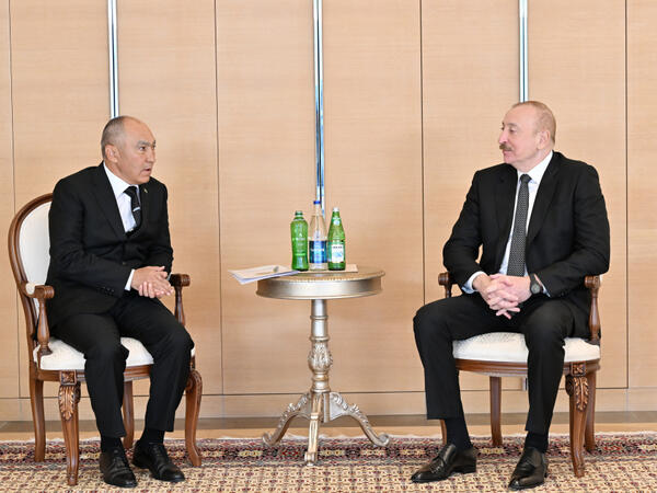Prezident Deryageldi Orazovu qəbul edib - FOTO