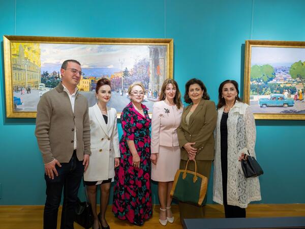 “Küləklər şəhərinin salnaməsi" XIX–XXI əsrlər rəssamlarının əsərlərində Bakı adlı sərginin açılış mərasimi keçirilib - FOTO