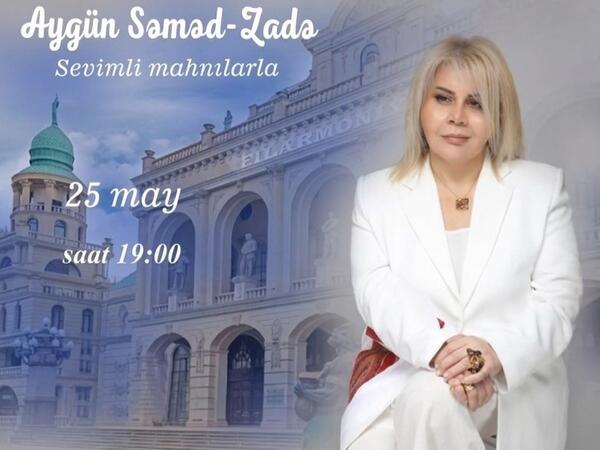 Xalq artisti Aygün Səmədzadə sevilən mahnıları ilə səhnədə