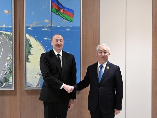 Prezident İlham Əliyev Çin Dövlət Şurasının Baş nazirinin müavinini qəbul edib - <span class="color_red">FOTO</span>