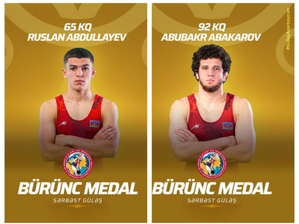 Azərbaycanın iki güləşçisi Rusiyada medal qazandı