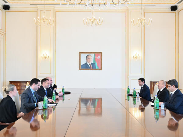 Prezident İlham Əliyev Slovakiya Baş nazirinin müavinini qəbul edib - FOTO