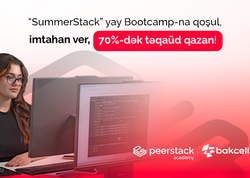 Bakcell-in dəstəyi ilə gənclər üçün “SummerStack Bootcamp” başlayır