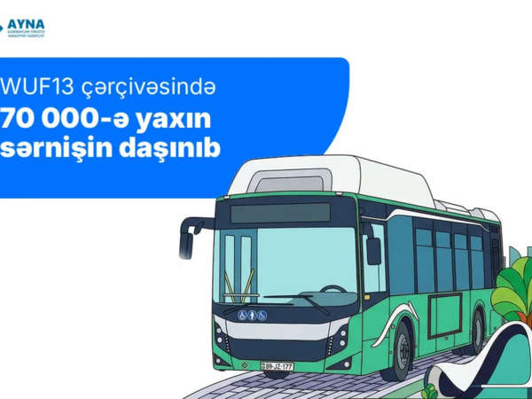 WUF13 çərçivəsində 70 minə yaxın sərnişin daşınıb