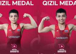 İki güləşçimiz Avropa çempionu oldu