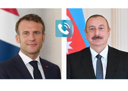 Emmanuel Makron İlham Əliyevə zəng vurub