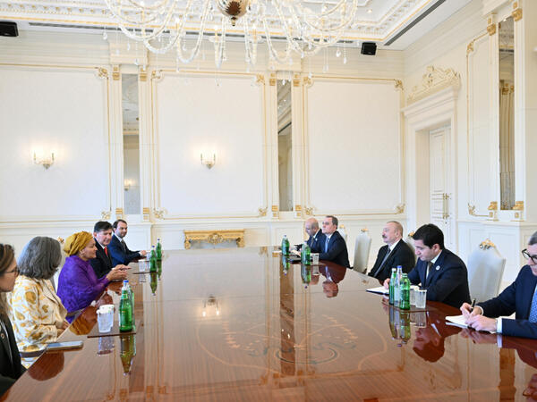 İlham Əliyev BMT Baş katibinin müavinini qəbul edib - <span class="color_red">FOTO</span>