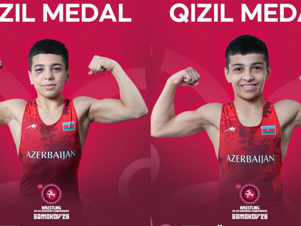 İki güləşçimiz Avropa çempionu oldu