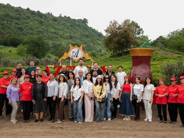 Jurnalistlər üçün çay plantasiyasına mediatur təşkil olunub - <span class="color_red">FOTO</span>