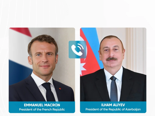 Emmanuel Makron İlham Əliyevə zəng vurub