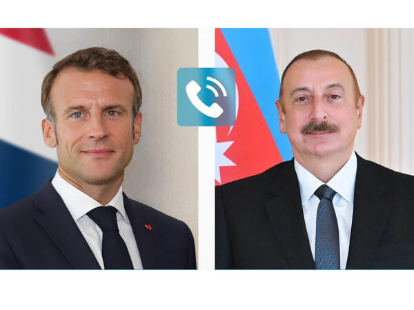 Emmanuel Makron İlham Əliyevə zəng vurub