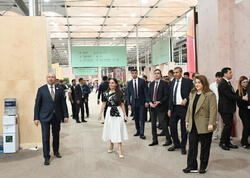 Leyla Əliyeva və Arzu Əliyeva "Urban Expo" sərgisi ilə tanış olublar - <span class="color_red">FOTO</span>