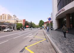 Həsən Əliyev küçəsində minib-düşmə yeri yaradılıb - <span class="color_red">FOTO</span>