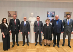 AQC nümayəndə heyəti Latviyadakı səfirliyimizdə rəsmi görüş keçirib