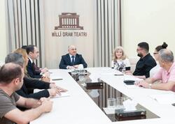 Milli Teatrda "Payız sonatası" hazırlanır - FOTO
