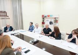 Əli Əmirlinin "Kişi və qadın" əsəri əsasında eyniadlı tamaşanın məşqlərinə başlanılıb - FOTO