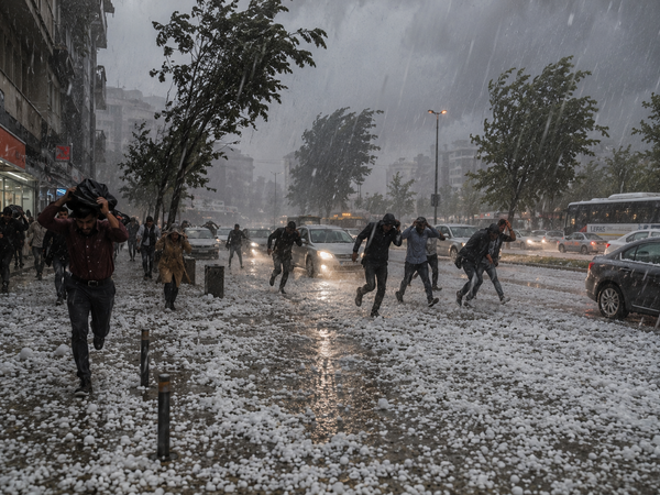 Sonuncu iş günü hava pisləşəcək, dolu düşəcək - PROQNOZ