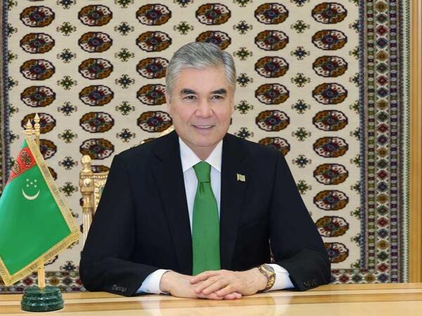 Qurbanqulu Berdiməhəmmədov Prezident İlham Əliyevi təbrik edib
