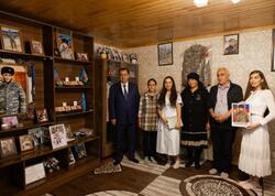Leyla Əliyeva və Arzu Əliyeva Lənkəranda şəhid ailəsini ziyarət ediblər - <span class="color_red">FOTO</span>