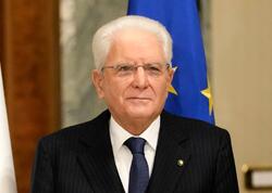 Sercio Mattarella Prezident İlham Əliyevi təbrik edib