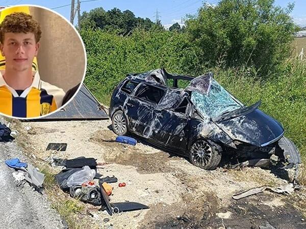 Futbolçu ailəsi ilə qəzaya düşdü - <span class="color_red">FOTO</span>