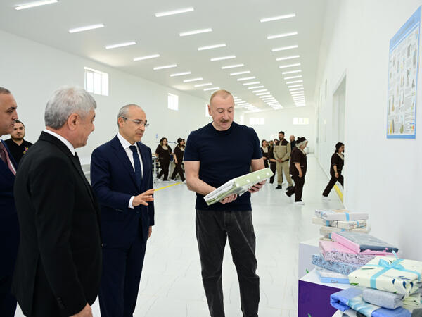Xocalıda “Qarabağ Tekstil Evi” MMC istifadəyə verilib - FOTO