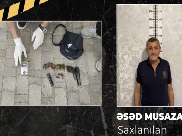 Qobustanda “Makarov” gəzdirən şəxs həbs edildi