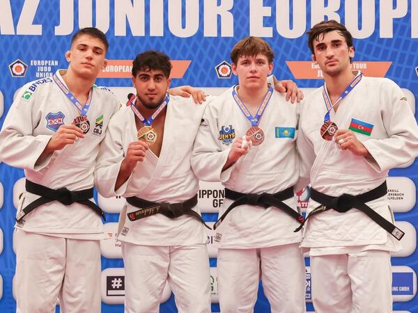 Cüdoçularımız Avropa Kubokunun son günündə dörd medal qazanıblar