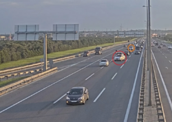 Aeroport yolunda qaydaları pozan sürücü qəzaya səbəb oldu - <span class="color_red">ANBAAN VİDEO</span>