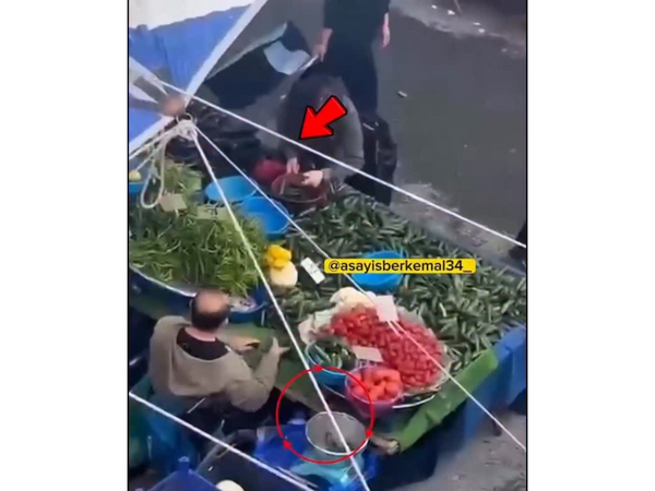 Fiziki məhdudiyyətli satıcı görün tərəzidə necə ALDADIR: 3500 cərimə olundu - <span class="color_red">VİDEO</span>