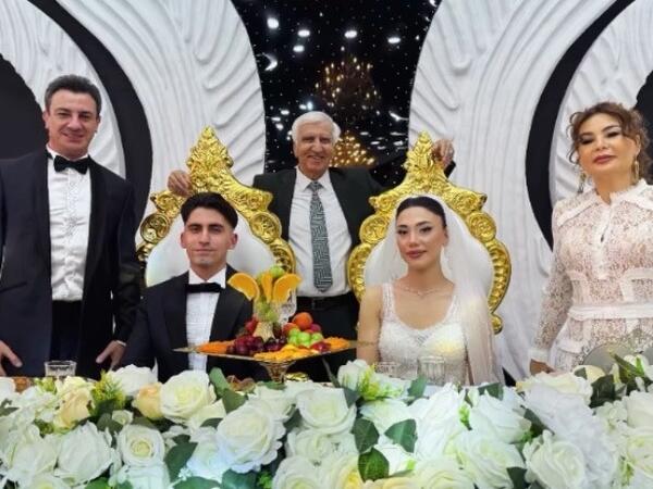 Xalq artistinin oğlunun toyu oldu