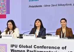 Sevil Mikayılova Belqradda IPU platformasında: Dünyada ayrıseçkilik xarakterli qanunlar qadınların cəmiyyətdəki rolu ilə bağlı stereotipləri möhkəmləndirir