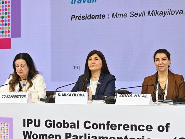 Sevil Mikayılova Belqradda IPU platformasında: Dünyada ayrıseçkilik xarakterli qanunlar qadınların cəmiyyətdəki rolu ilə bağlı stereotipləri möhkəmləndirir
